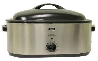   Quart Roaster Oven Extra Large Stainless Steel w/Removable Pan  