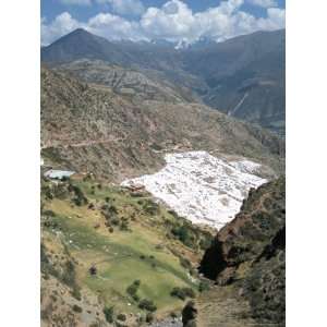 Inca Salt Pans Below Salt Spring, Salineras De Maras, Sacred Valley 