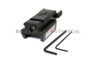 LOW PROFILE RED LASER SIGHT TACTICAL WEAVER RAIL MOUNT PISTOL RIFLE 