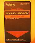 ROLAND ROM SOUND CARD SN U110 11 SOUND EFFECTS   