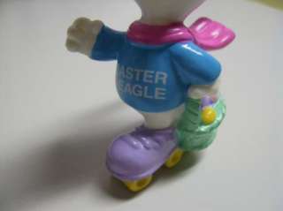 PVC Snoopy Easter Beagle Roller Skates Figure  