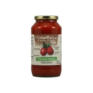  Monte Bene Pasta Sauce Tomato Basil    24 oz Health 