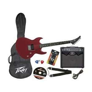  Peavey Vypyr Electric Guitar Stage Pack Satin Blood Red 