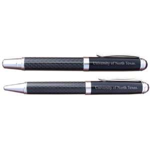   North Texas Mean Green Carbon Fiber Pen/Pencil Set