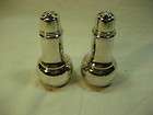 silver plated salt and pepper  