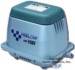 HIBLOW HP 100 SEPTIC AIR PUMP AERATOR NEW   