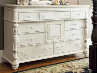 Linen White Shabby Chic Dresser Chest 996040 L  