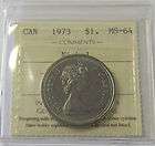 Canada 1967 Silver Dollar Coin ICCS MS 64