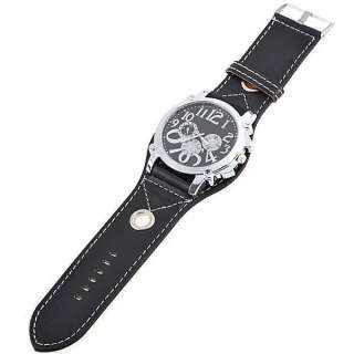 Unisex Quartz Wrist Watch Synthetic Leather Band M378B  