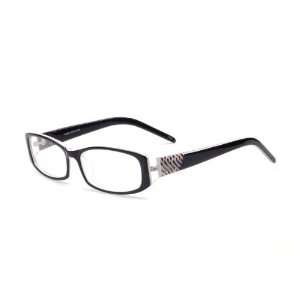  80306 prescription eyeglasses (Black/Clear) Health 