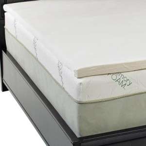 Eco Memory Foam King Topper with Cotton Blend covers made in the USA 