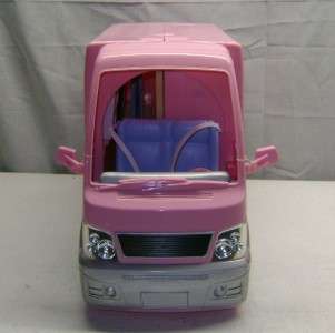 Barbie Pink RV Camper Motorhome Party Bus w/ HOT TUB w/ Sounds HTF GUC 