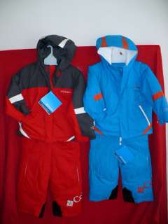 NEW COLUMBIA BOYS TODDLER BUGA SNOW SUIT SET COLOR BLUE OR RED  