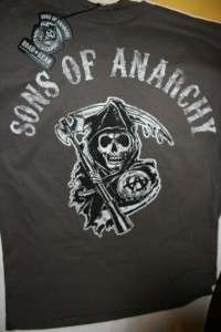 SONS OF ANARCHY FEAR THE REAPER LONG SLEEVE MENS SHIRT  