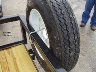 Trailer spare tire mount, U bolt style WITH LOCK  