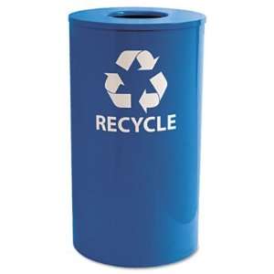   Round Indoor Outdoor Recycling Container EXCRC33YGR