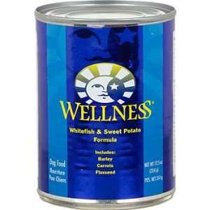  Wellness Whitefish and Sweet Potato Canned Dog Food