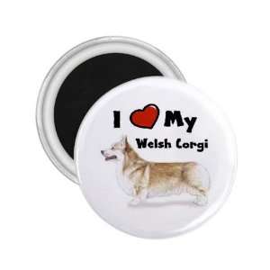  I Love My Welsh Corgi Refrigerator Magnet