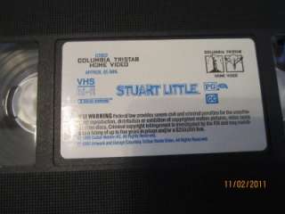 Stuart Little VHS 2000 Slipsleeve Closed Captioned Geena Davis Hugh 