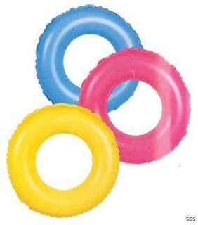 SWIMMING 24 60CMS SWIM RING INFLATABLE POOL BEACH BRIGHT COLOURS LOW 