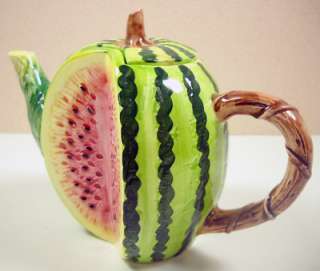 Takahashi Japan Figural Watermelon Teapot Tea Pot CUTE  