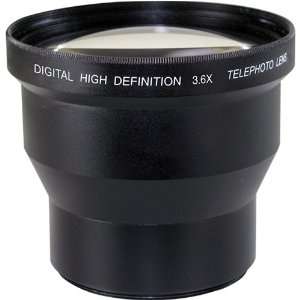  Sakar Digital Concepts 3.6x 58mm Telephoto Lens (Black 