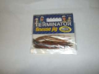 TERMINATOR 1/8 OZ FINESSE JIG MELON PUMPKIN  