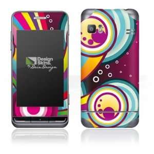  Design Skins for Samsung Wave 723   Rainbow Bubbles Design 