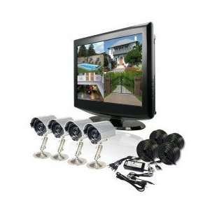   Camera Complete LCD Monitor DVR Security System