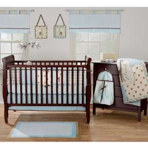    Blue Noah Boys 10 Piece Crib Bedding Set Nursery to Go Baby