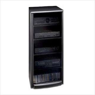 Tech Craft Sculpture Series 5 Shelf Black Audio Cabinet SF50  
