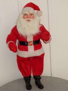 Vintage 7 Up Santa Claus Store Display Advertising Large 39 Inches 