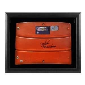 com Dwight Gooden New York Mets Framed Autographed Shea Stadium Seat 