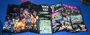 Transformers G1 Large Brochure Poster Checklist Rarest  