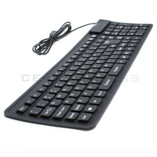 Silicone Flexible Foldable Roll Up Keyboard USB  