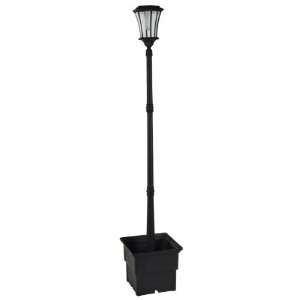   50400238 Abigail Solar Lamp Post and Planter Patio, Lawn & Garden