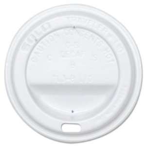  SOLO Cup Company Traveler Drink Thru Lid, White, 500 