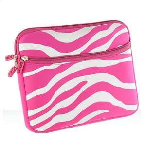 Hot Pink and White Zebra 10 and 10.1 Inch Mini Laptop Notebook Soft 