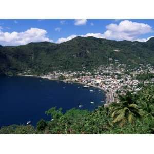  View Over Soufriere, St. Lucia, Windward Islands, West 