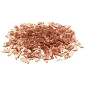  Pink Coral Stained Glass Cobbles 16 ounces(one pound 