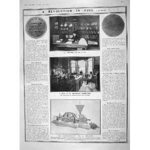   1909 DR. EKENBERG LABORATORY STEAM BRIQUETTING PRESS