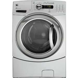   Cu. Ft. Gray Frontload Washer with Steam   GFWS3505LMS