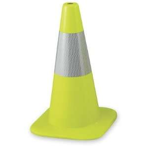  18 Reflective Traffic Cone   Lime