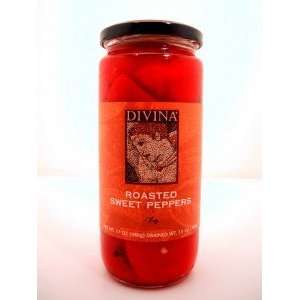 Divina Roasted Red Sweet Peppers Grocery & Gourmet Food