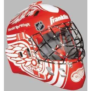  Team SX Comp GFM 100 Goalie Face Mask Detroit Red W
