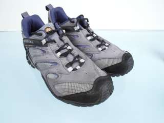 Womens Merrell Passage Ventilator Grey / Blue Hiking Shoes Boots Size 