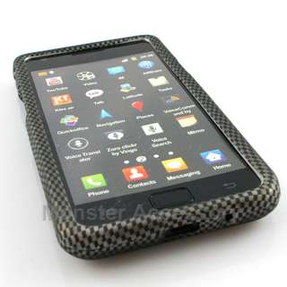 Carbon Hard Case Cover Samsung Galaxy S 2 S2 Accessory  