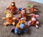 LOT OF 6 WINNIE THE POOH HAPPY MEAL TOYS FROM THE TIGGER MOVIE PROMO