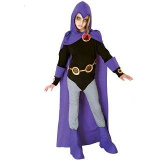   Reviews Teen Titans DC Comics Raven Child Halloween Costume (Medium