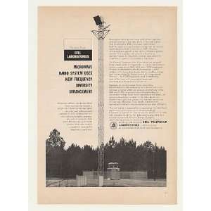   Microwave Radio Antenna Tower Print Ad (43810)